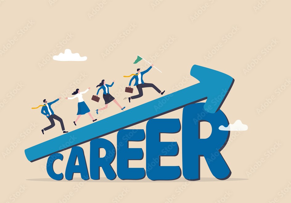 Career growth illustration